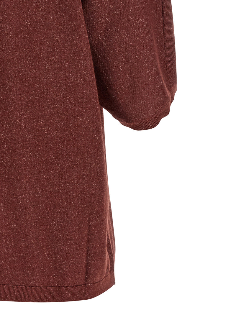 Brunello Cucinelli Bordeaux Cashmere Cardigan