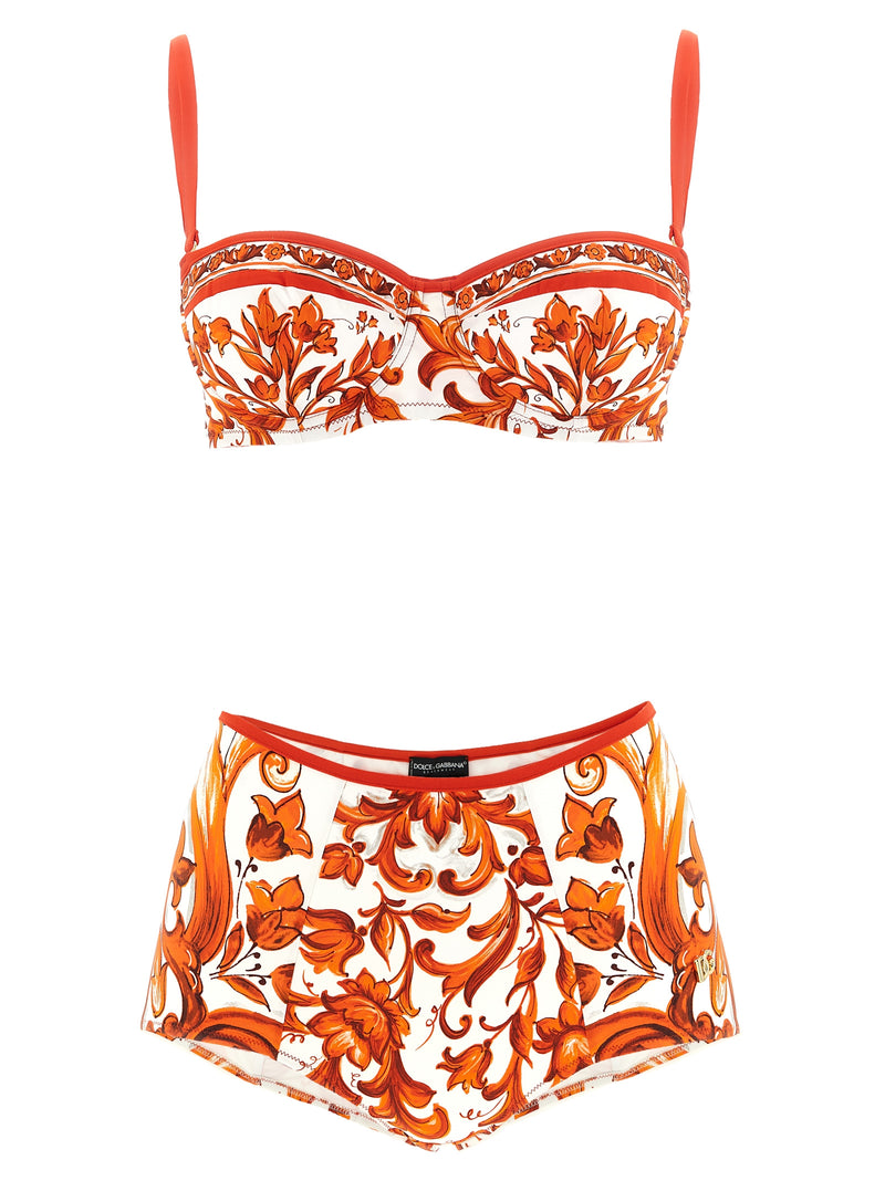 Dolce & Gabbana Orange Polyamide Bikini