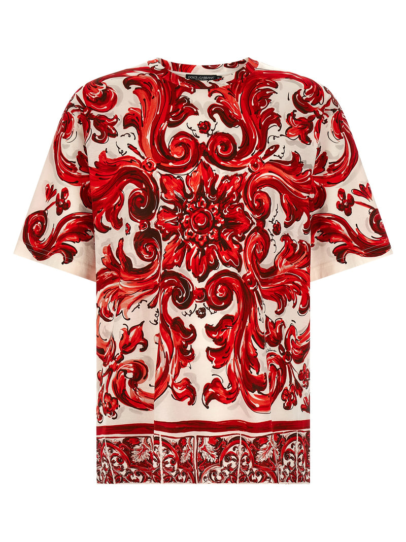 Dolce & Gabbana Multicolor Cotton T-Shirt