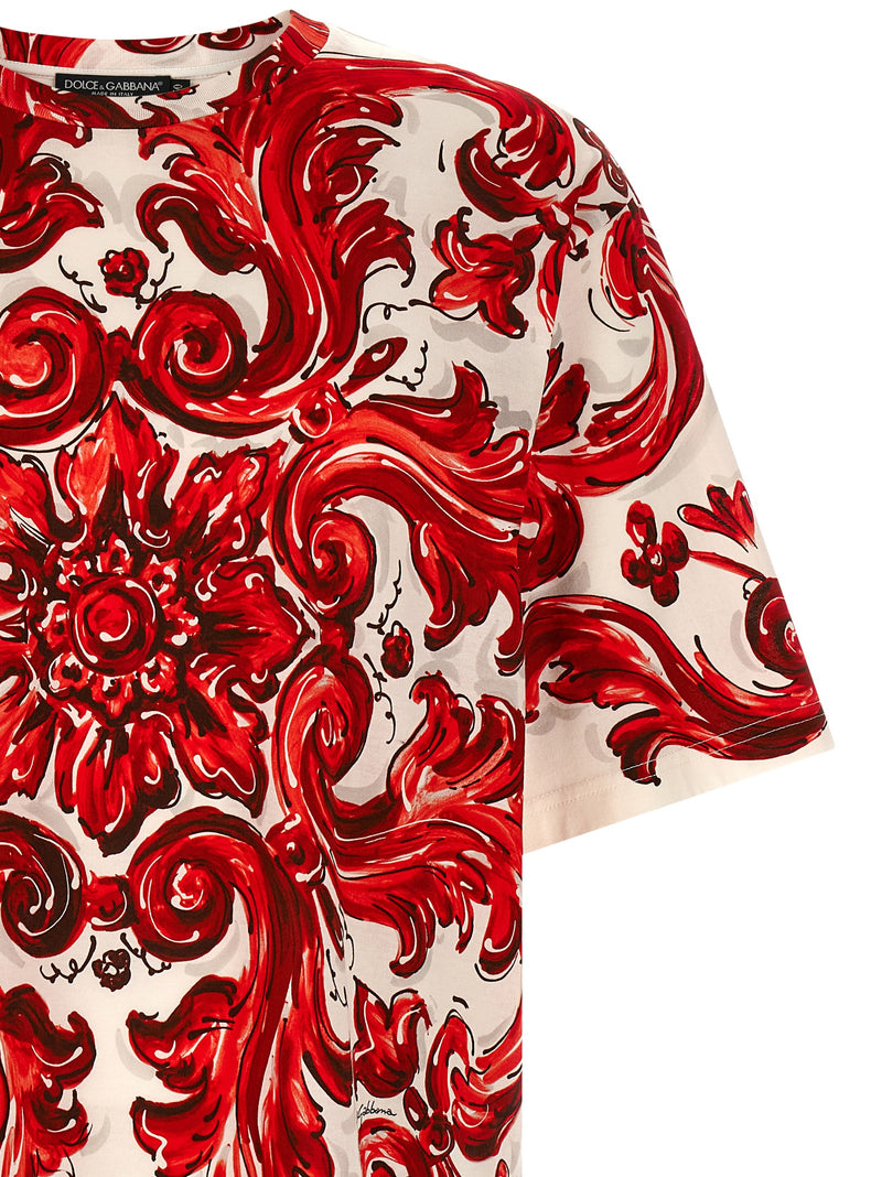 Dolce & Gabbana Multicolor Cotton T-Shirt