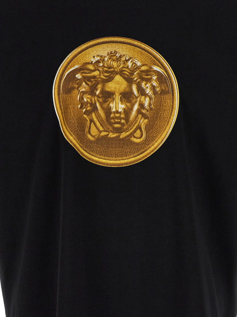 Versace Black Cotton T-Shirt