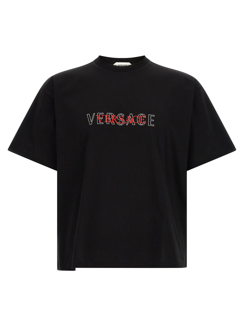 Versace Black Cotton T-Shirt