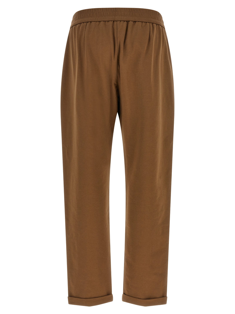 Brunello Cucinelli Brown Cotton Joggers (Workout Pants)