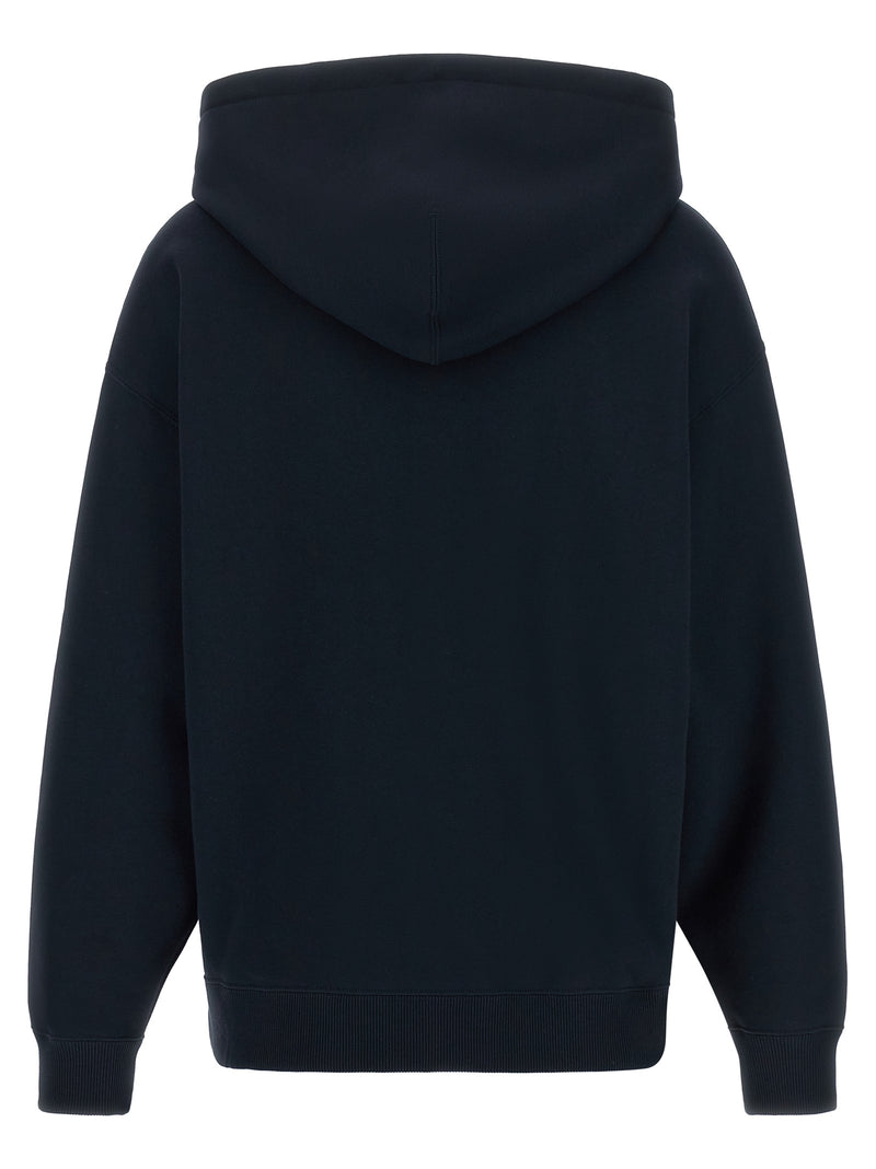 Jil Sander Blue Cotton Sweatshirt