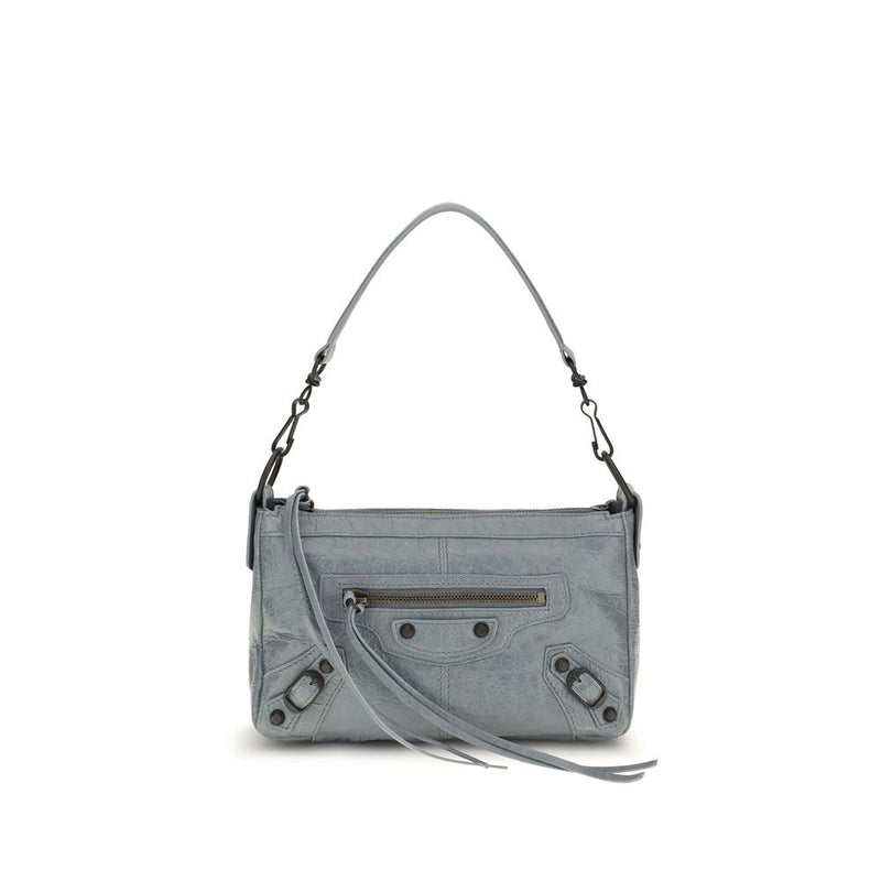 Balenciaga Gray Lamb Ovis Aries Shoulder Bag