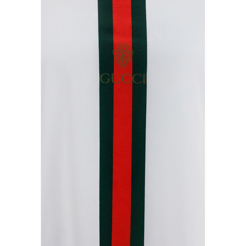 Gucci White Cotton T-Shirt