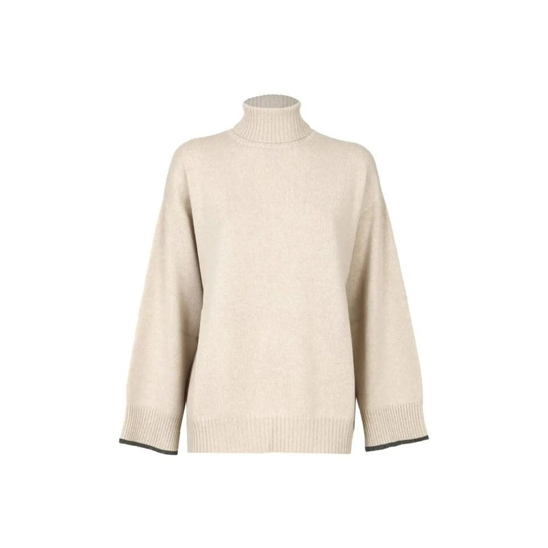 Brunello Cucinelli Beige Cashmere Turtleneck