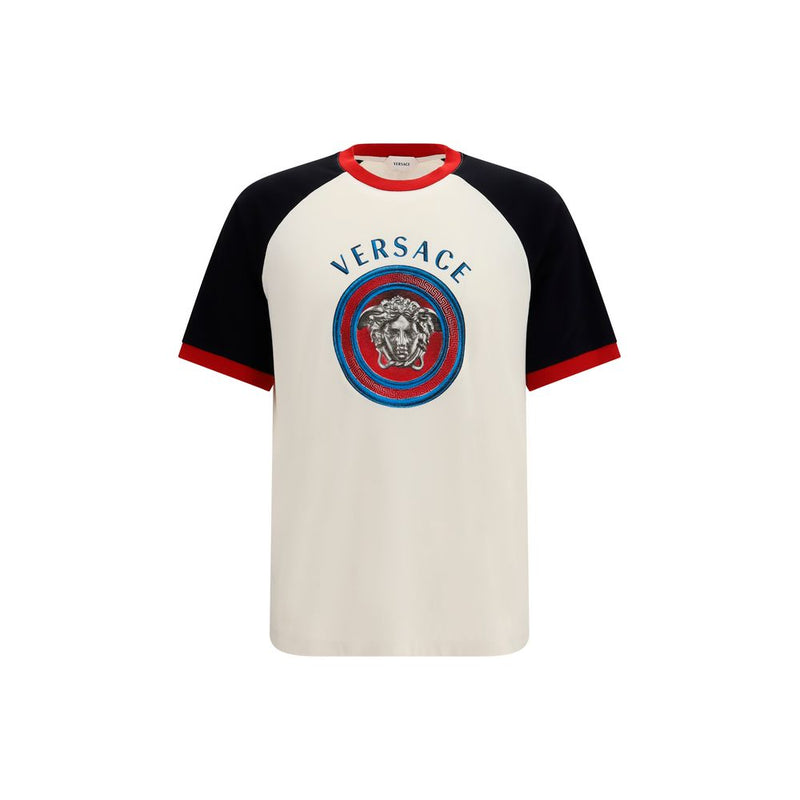 Versace White Cotton T-Shirt