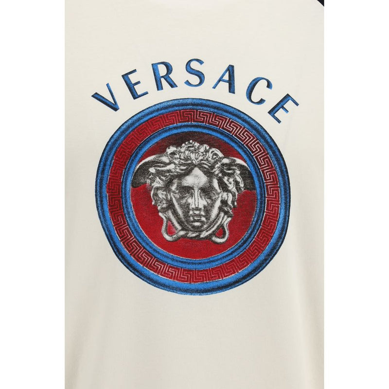 Versace White Cotton T-Shirt