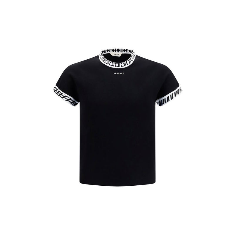 Versace Black Cotton T-Shirt