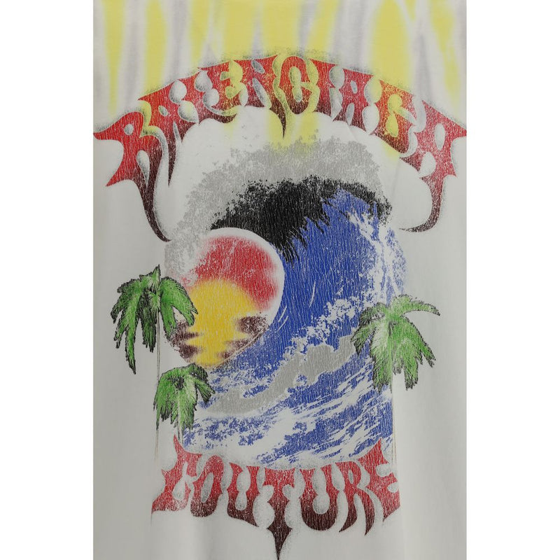 Balenciaga Multicolor Cotton T-Shirt