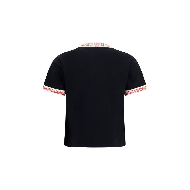Versace Black Cotton T-Shirt