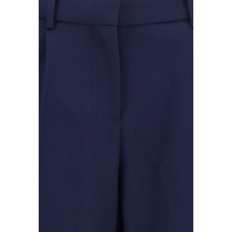 Balenciaga Blue Wool Oves Aries Pants