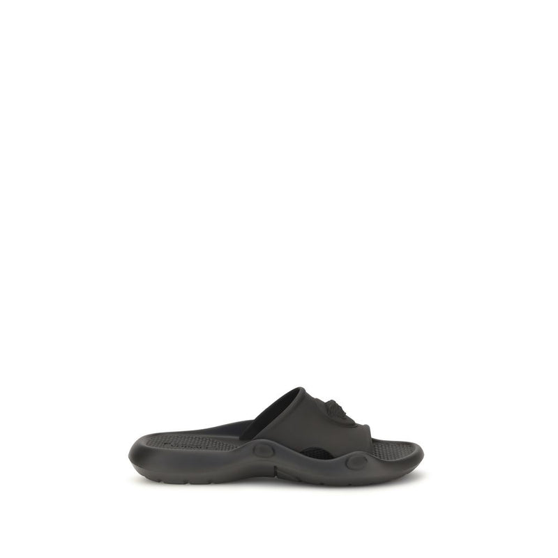 Versace Black Rubber Sandals