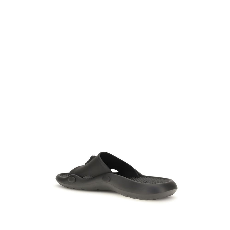 Versace Black Rubber Sandals