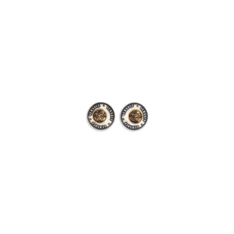 Versace Gray Brass Earrings