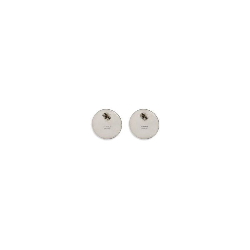 Versace Gray Brass Earrings