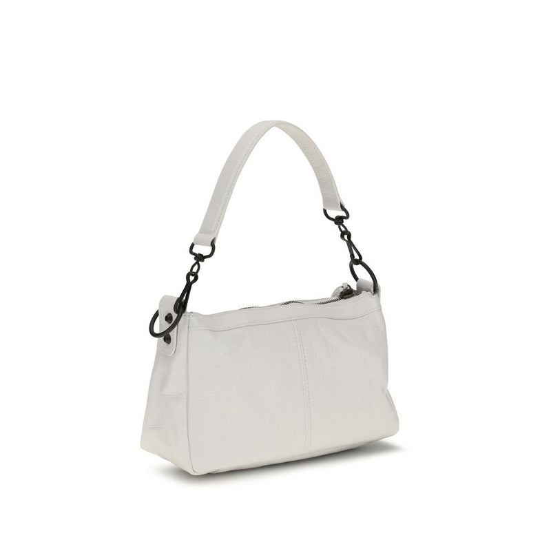 Balenciaga White Lamb Ovis Aries Shoulder Bag
