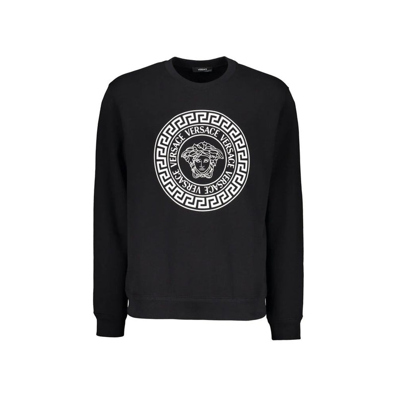Versace Black Cotton Sweatshirt
