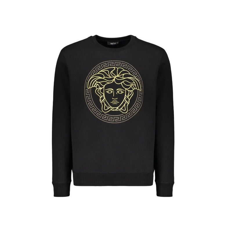 Versace Black Cotton Sweatshirt