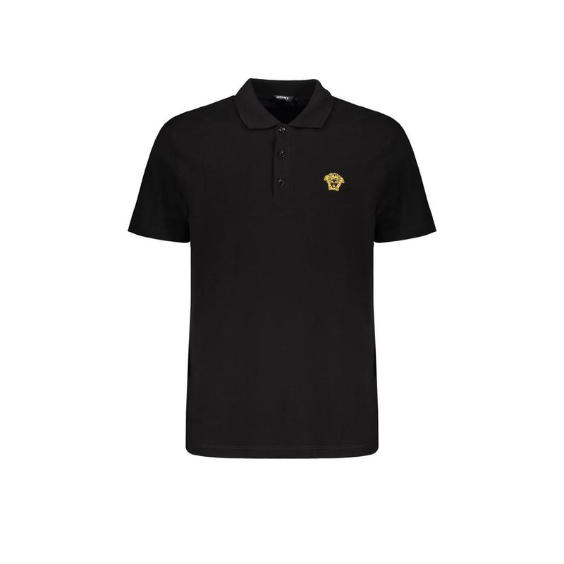 Versace Black Cotton T-Shirt