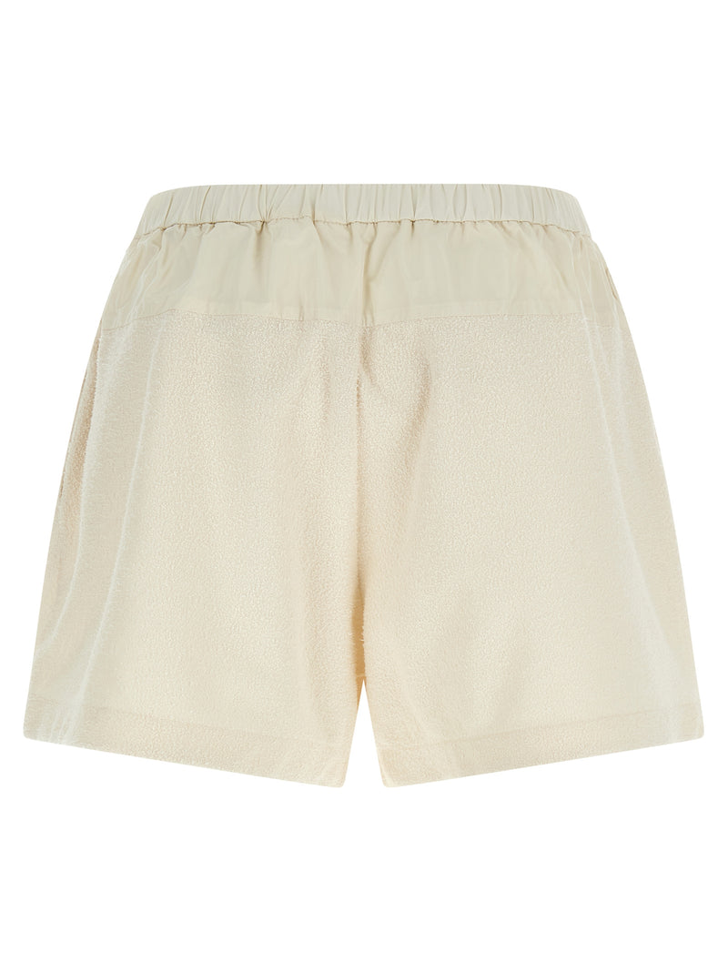 Moncler White Polyester Bermuda Shorts
