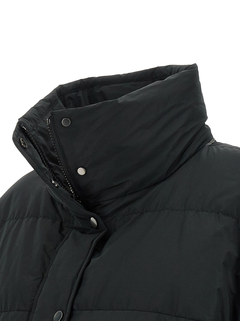 Brunello Cucinelli Black Cotton Full-Length Jacket