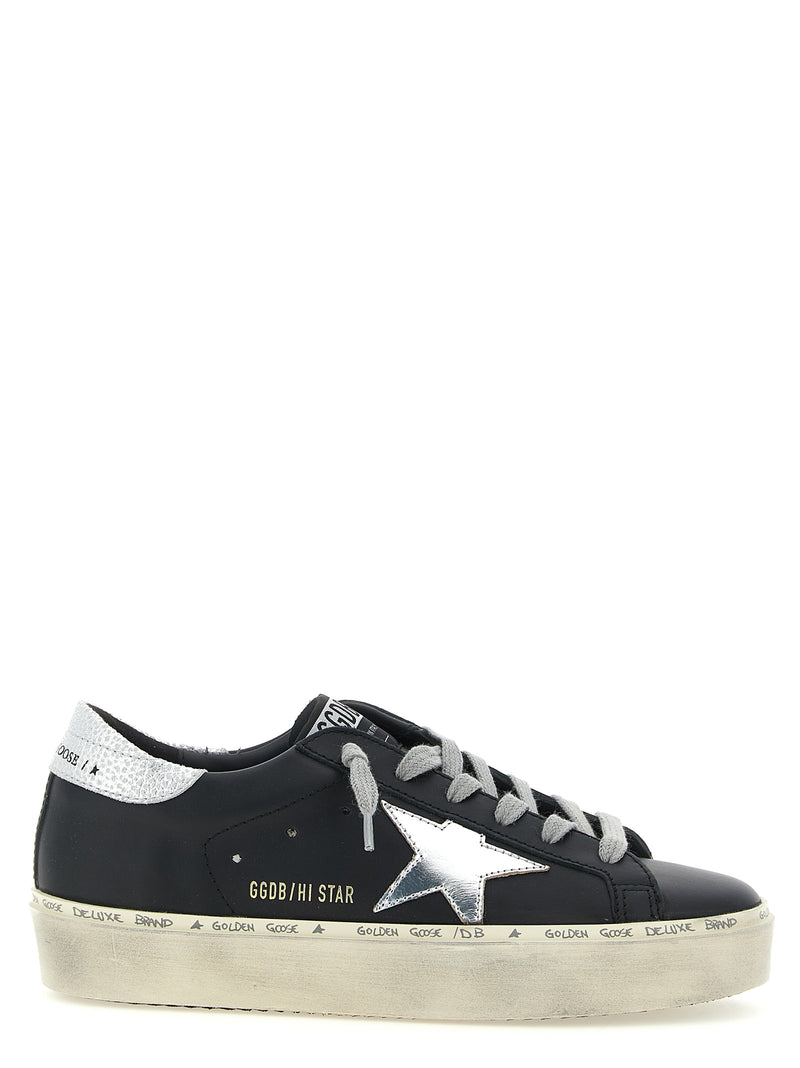 Golden Goose Black Cowhide Chunky Sneakers