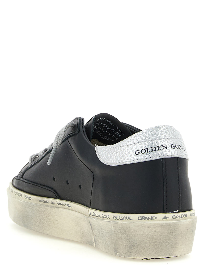 Golden Goose Black Cowhide Chunky Sneakers