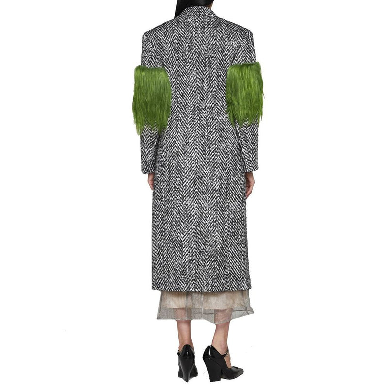 Prada Gray Wool Coat