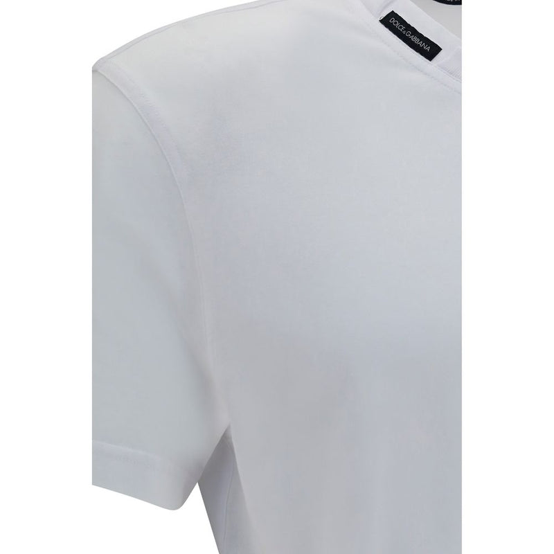 Dolce & Gabbana White Cotton T-Shirt