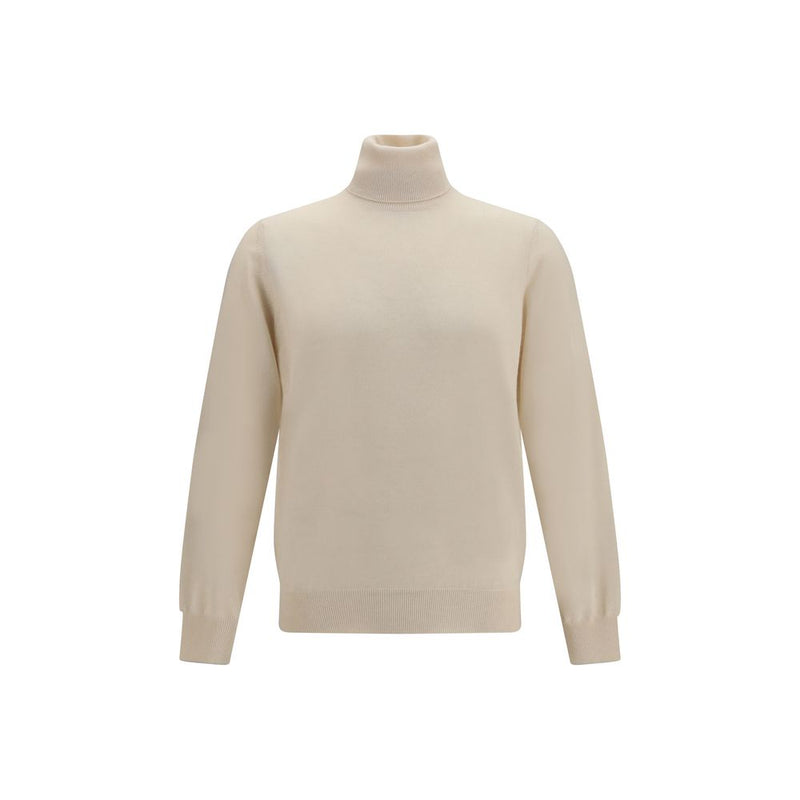 Brunello Cucinelli Beige Cashmere Turtleneck