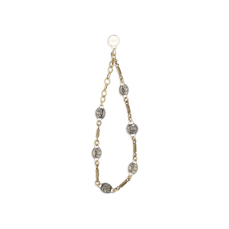 Versace Silver Brass Necklace