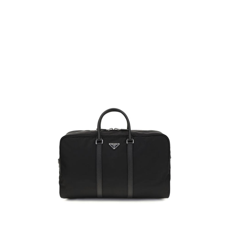 Prada Black Recycled Polyamide Luggage And Travel