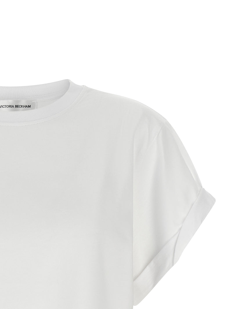 Victoria Beckham White Cotton T-Shirt