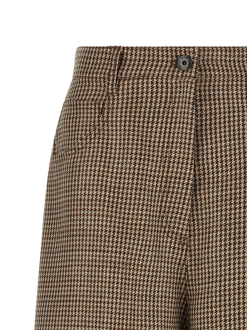 Brunello Cucinelli Brown Virgin Wool Bermuda Shorts