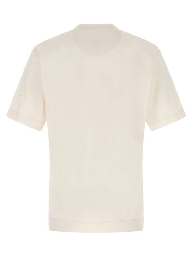 Fendi White Cotton T-Shirt