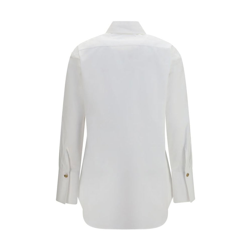 Balmain White Cotton Dress Shirt