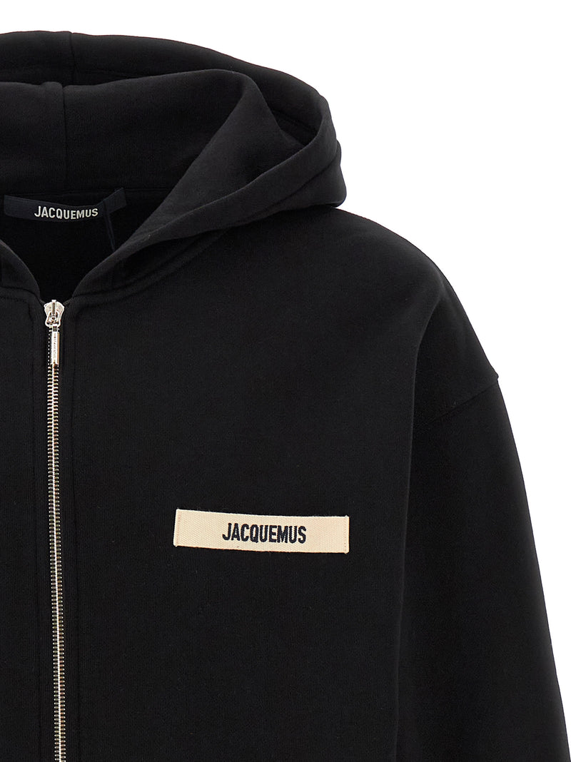 Jacquemus Black Cotton Sweatshirt