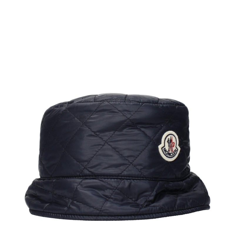 Moncler Blue Cotton Bucket Hat