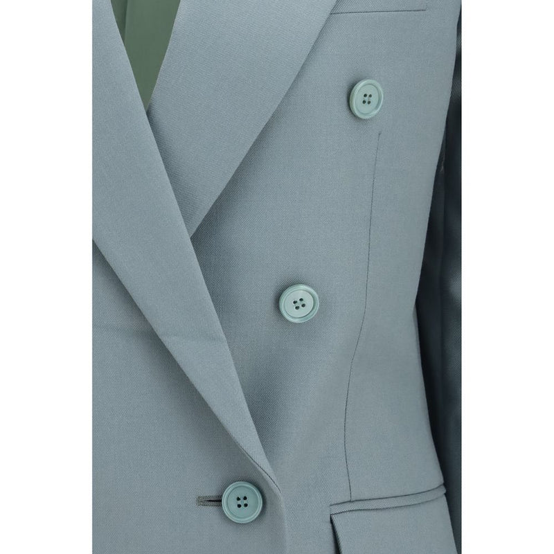 Chloé Bicolor Wool Oves Aries Blazer