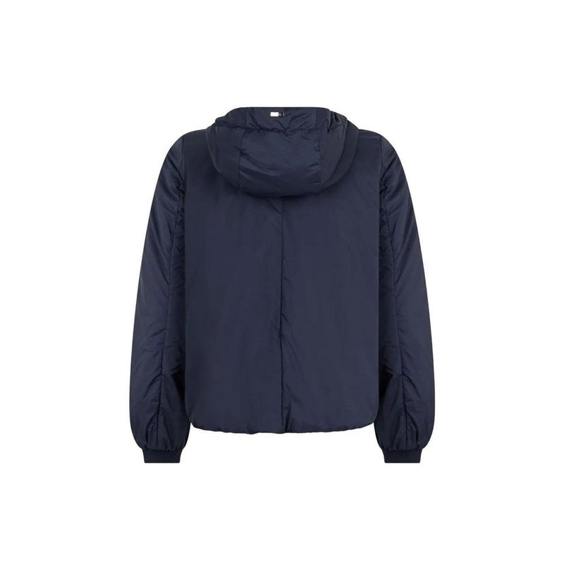 Herno Blue Polyamide Full-Length Jacket