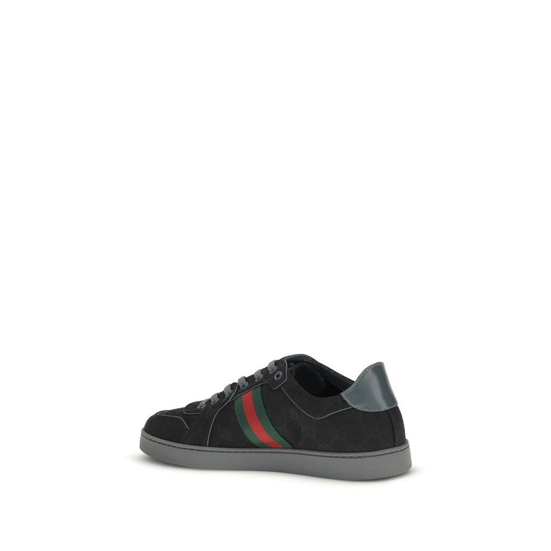 Gucci Black Fabric Athletic Sneakers