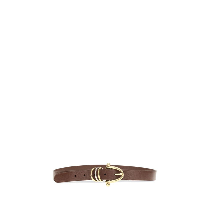 Chloé Brown Calf Leather Bos Taurus Belt