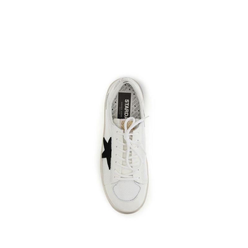 Golden Goose White Calf Leather Bos Taurus Sneakers