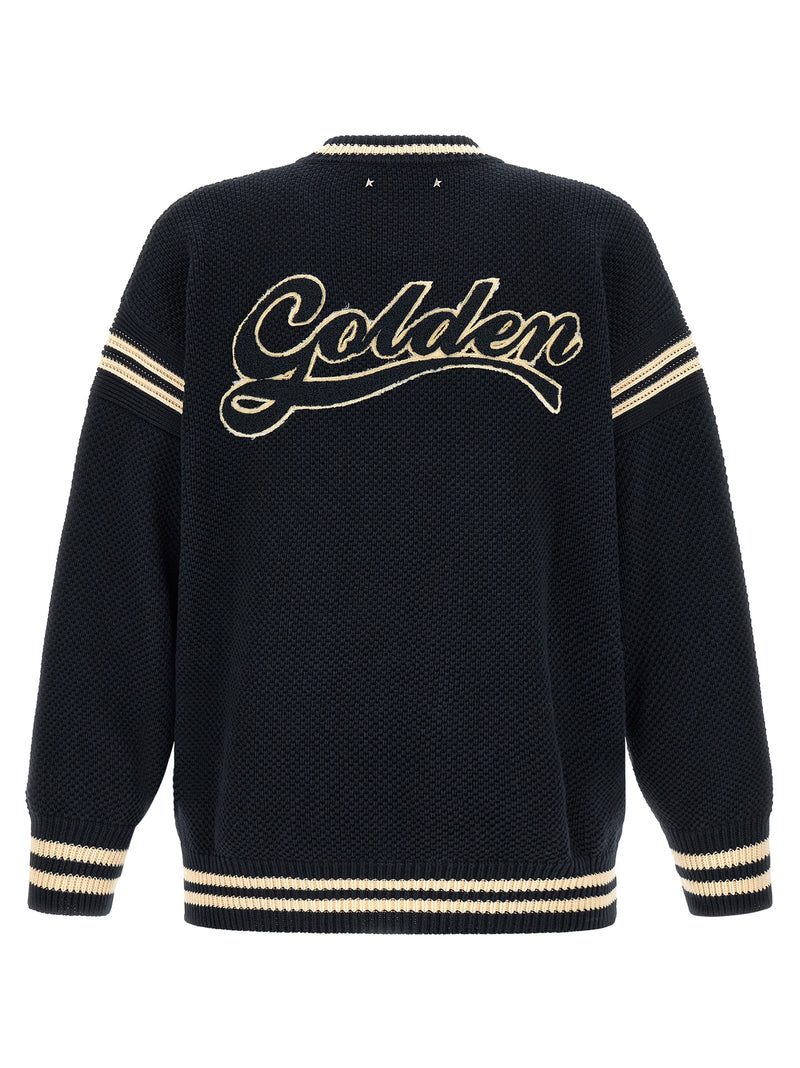 Golden Goose Blue Cotton Cardigan