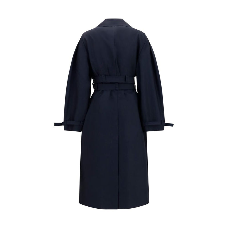 Ganni Black Cotton Coat