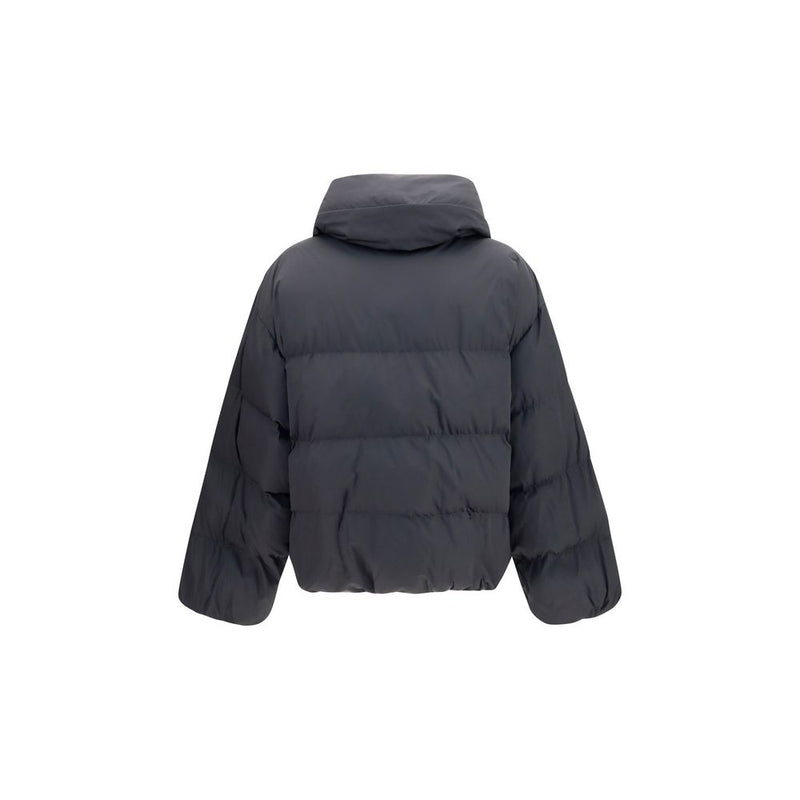Balmain Black Viscose Full-Length Jacket
