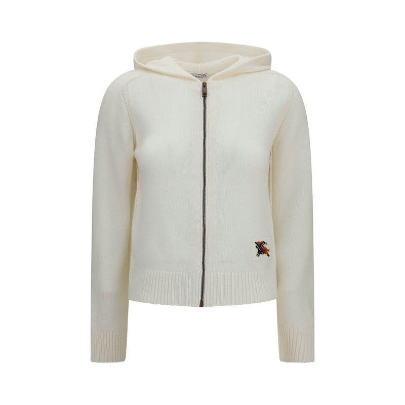Burberry Beige Wool Oves Aries Hoodie