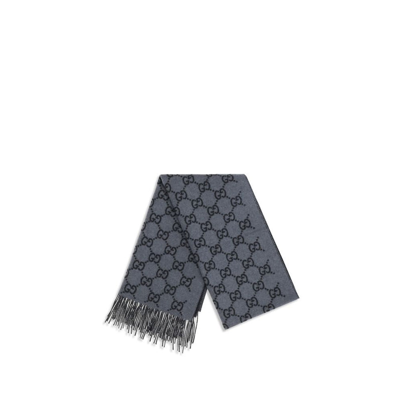 Gucci Blue Cashmere Foulard